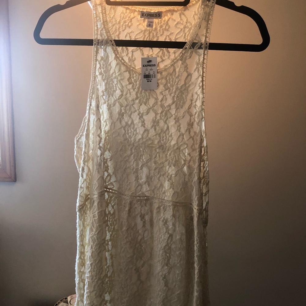 Lace tank top